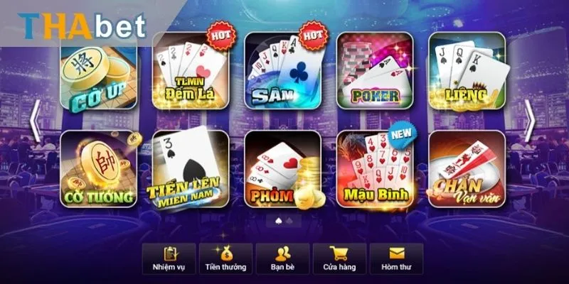 Cái tên đầu tiên nằm trong danh sách top game bài THABET